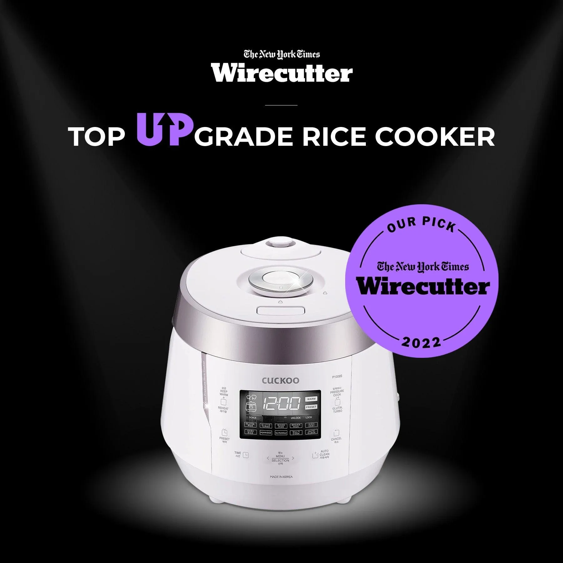 10-Cup HP Pressure Rice Cooker (CRP-P1009S)