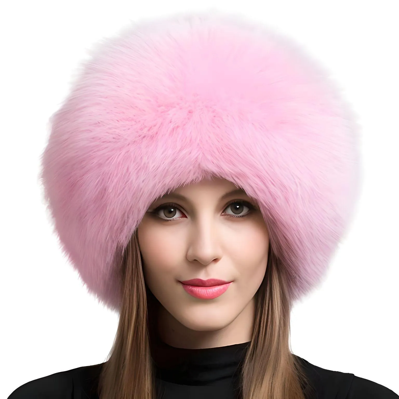 100% Natural Fox Fur Hat Women's Cap Thick Fur Cap Winter Warm Hat Female Fashion For Women Hat With Earmuffs Hat