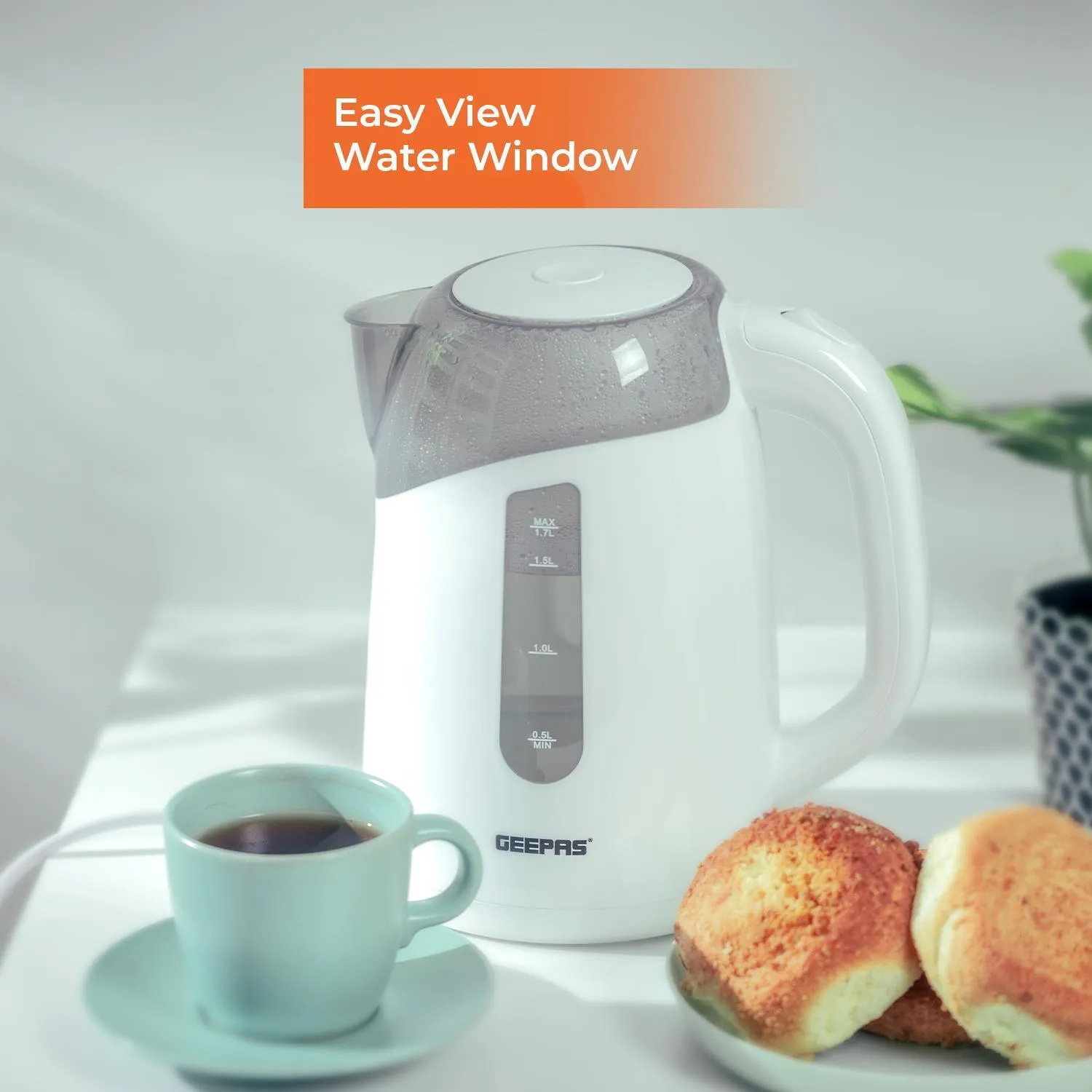 1.7L LED Illuminating Electric Jug Kettle 2200W