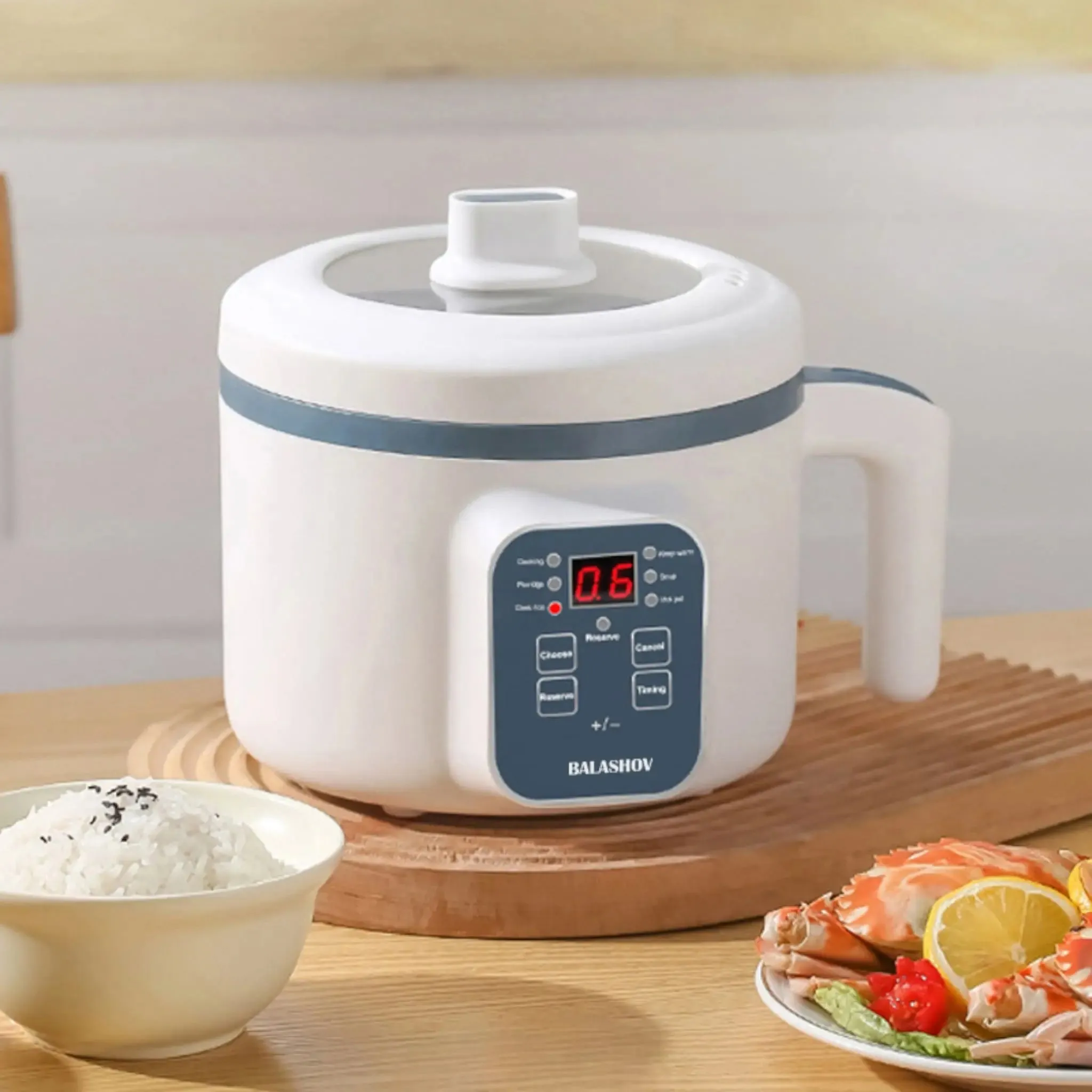 1.7L Smart Electric Rice Cooker | Multifunctional Non-Stick Cooker