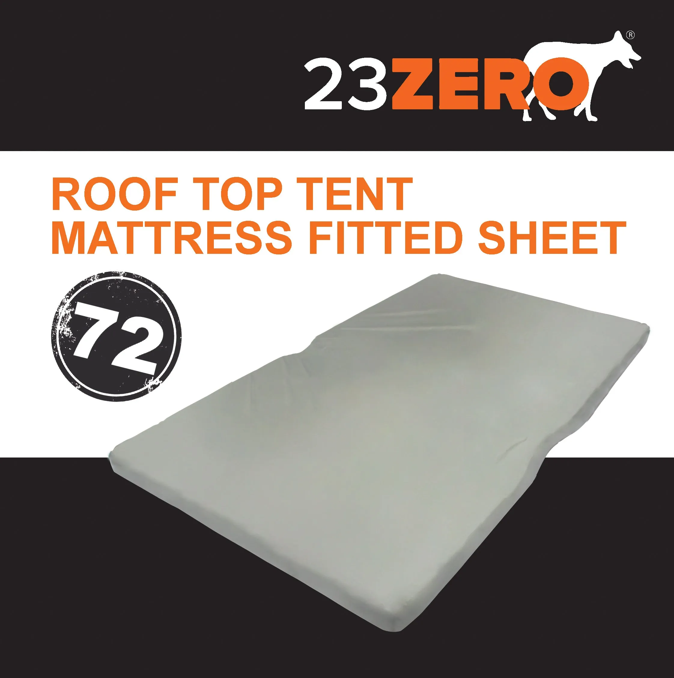 23Zero Roof Top Tent Mattress Fitted Sheet 72"