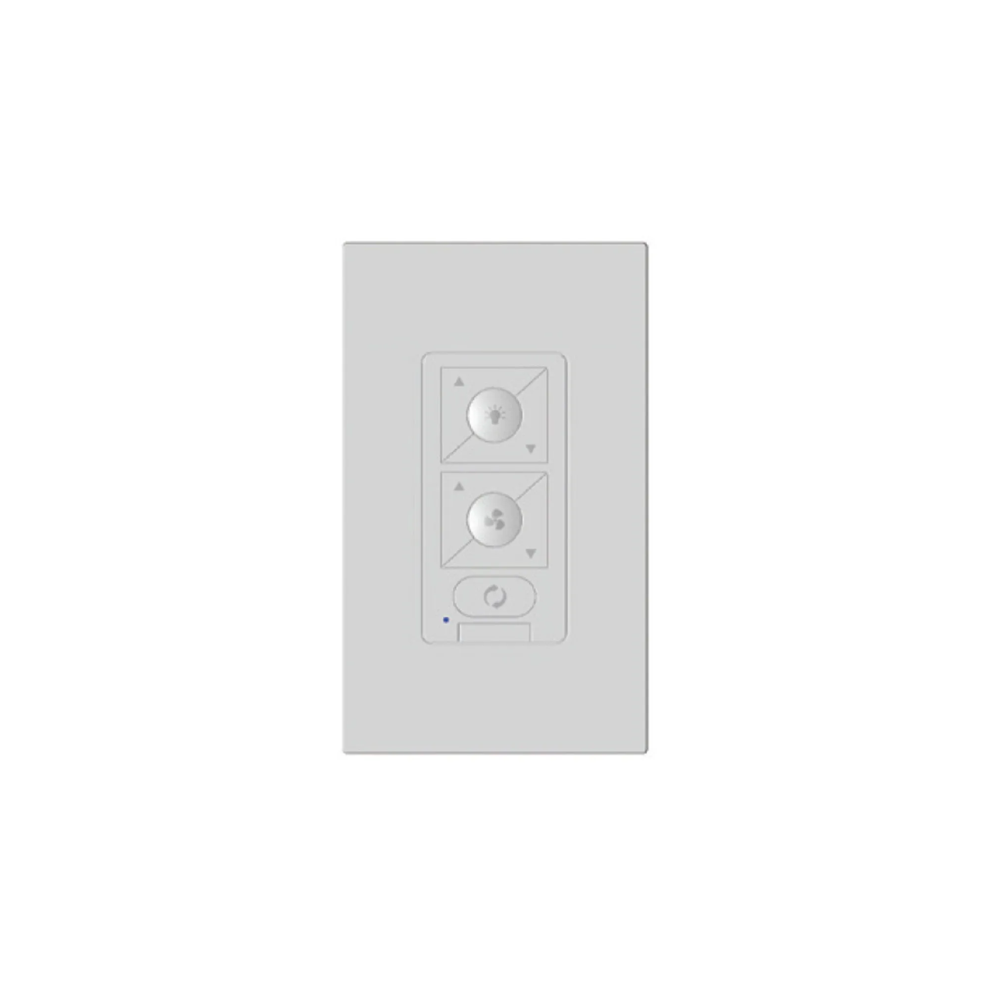 6-Speed RF Ceiling Fan Wall Control with Single Pole Wallplate