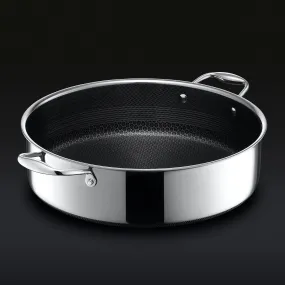 7QT Hybrid Deep Sauté Pan/Chicken Fryer with Lid (6.6 L)