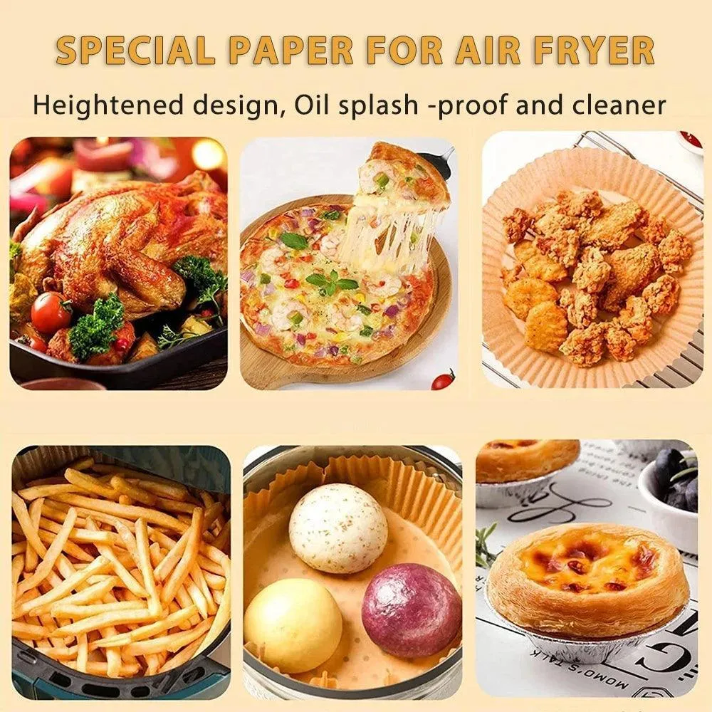 Air Fryer Liners: Non-Stick Disposable Papers for Clean Cooking