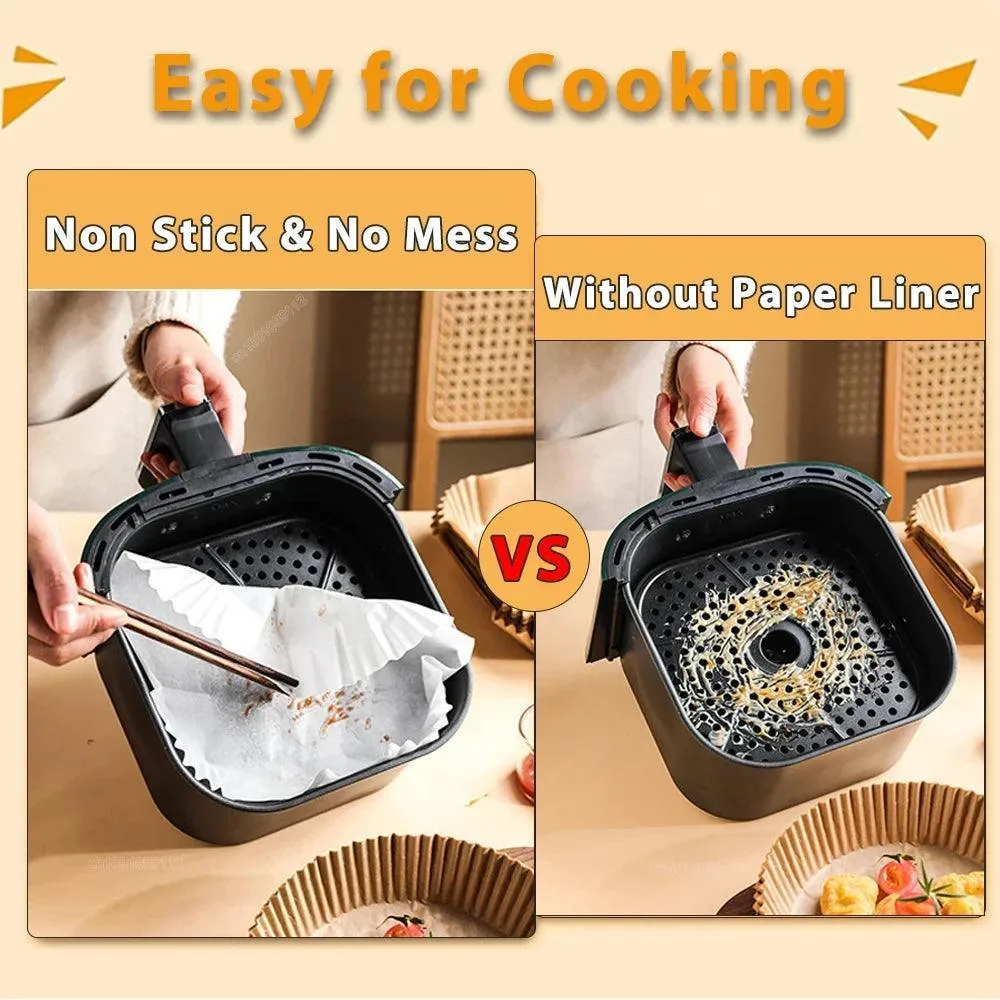 Air Fryer Liners: Non-Stick Disposable Papers for Clean Cooking