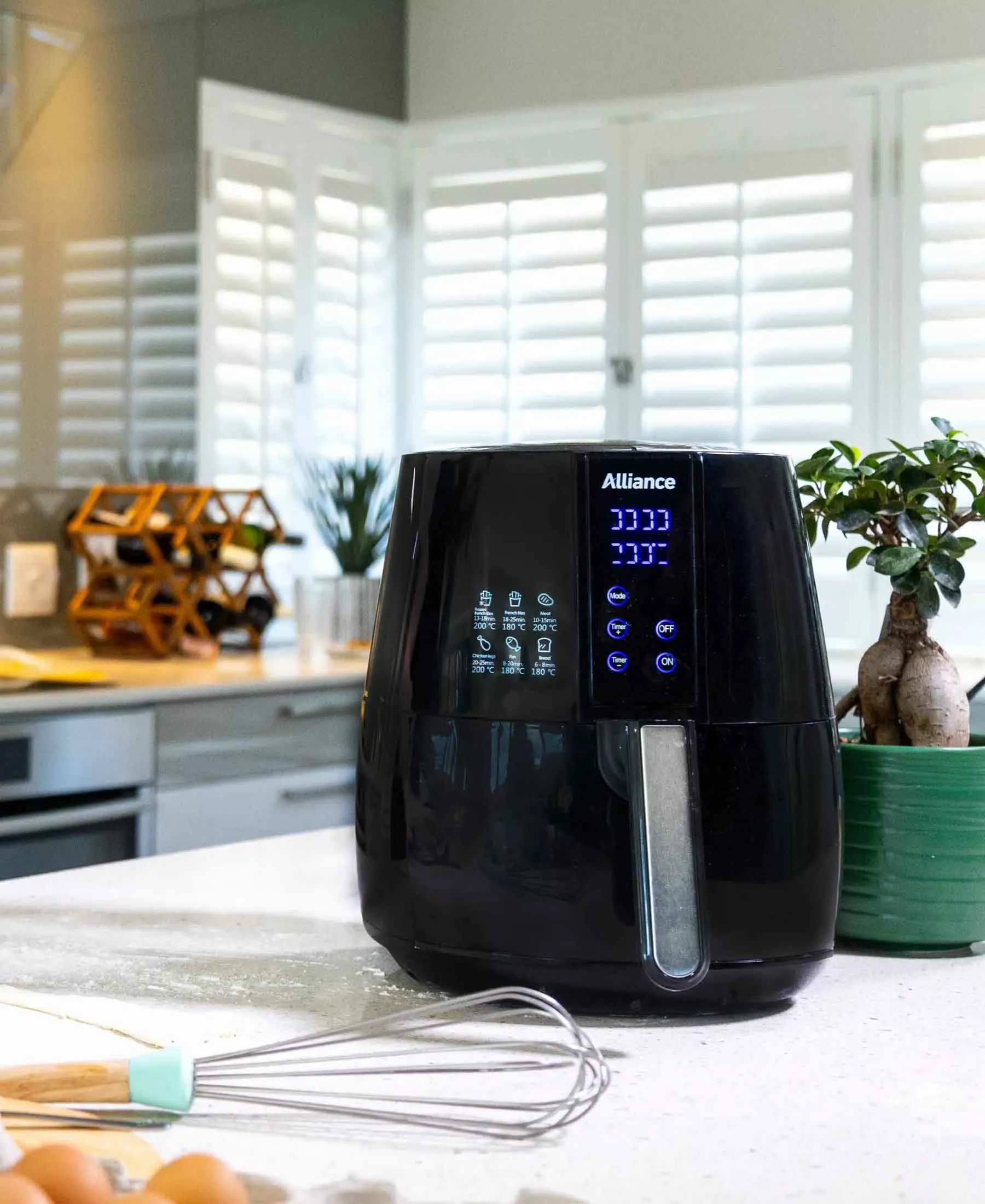 Alliance 4.3Lt Digital Air Fryer Black