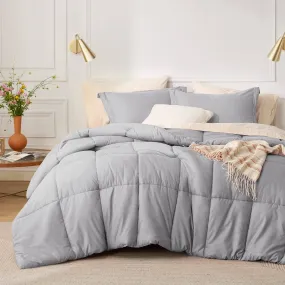 Basket Weave Pattern Down Alternative Comforter Set