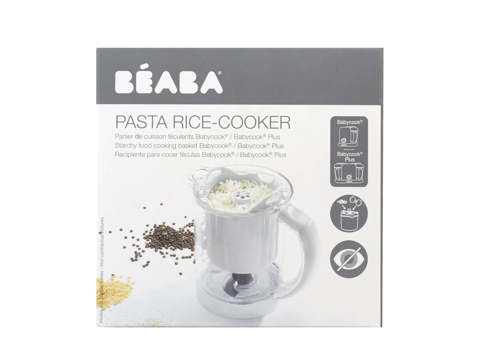 Beaba Pasta/Rice Cooker for Babycook® or Babycook® Plus - White