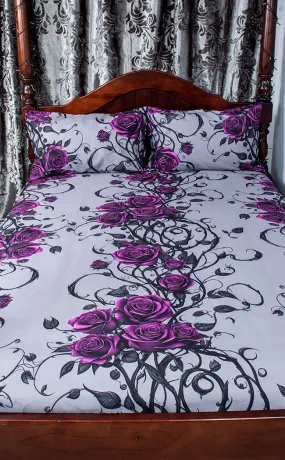 Bed Of Roses Quilt Cover Set & Pillowcases