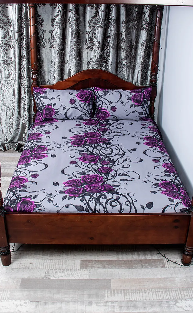 Bed Of Roses Quilt Cover Set & Pillowcases