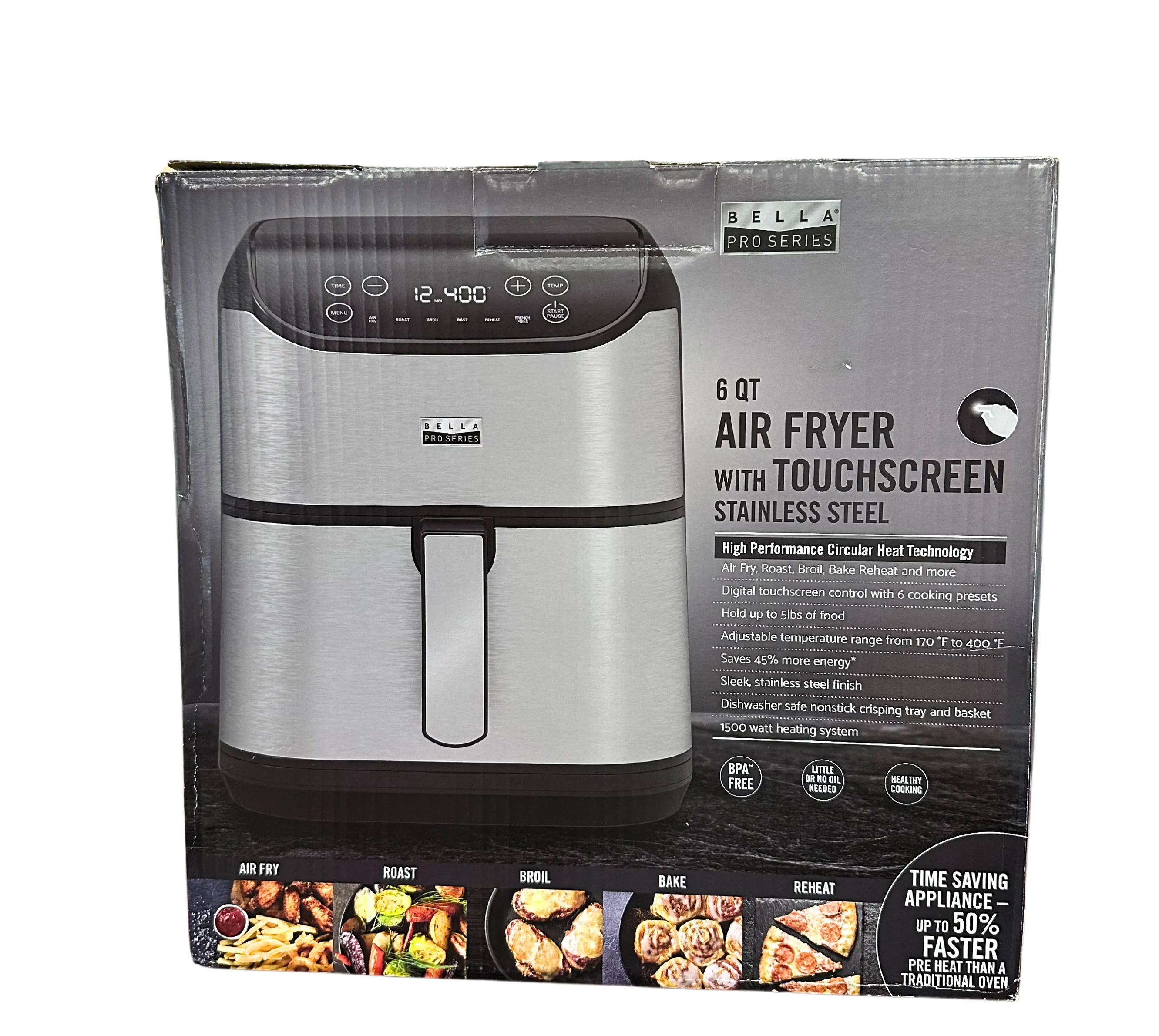 Bella Pro Series - 6-qt. Digital Air Fryer