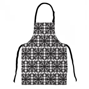 Black Hawaiian Quilt Adult Apron