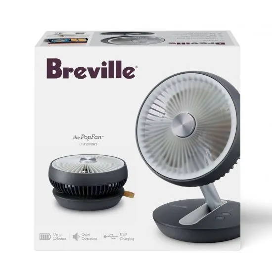 Breville The Pop Fan LFA100GRY