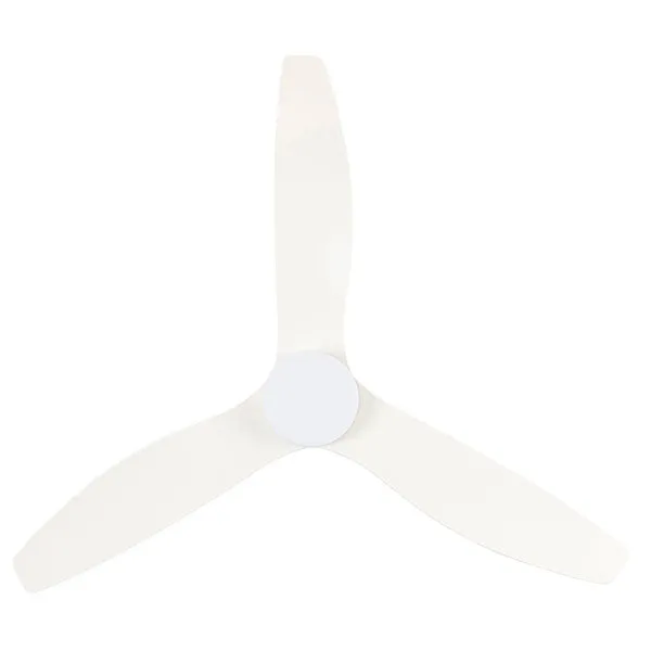 Brilliant Bahama Smart 52in 132cm DC Ceiling Fan 18W LED Light - White