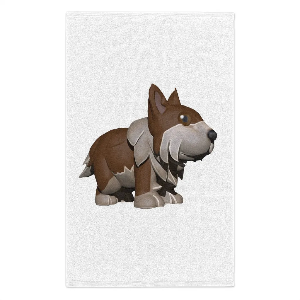 Brown Dog Rally Towel, 11x18