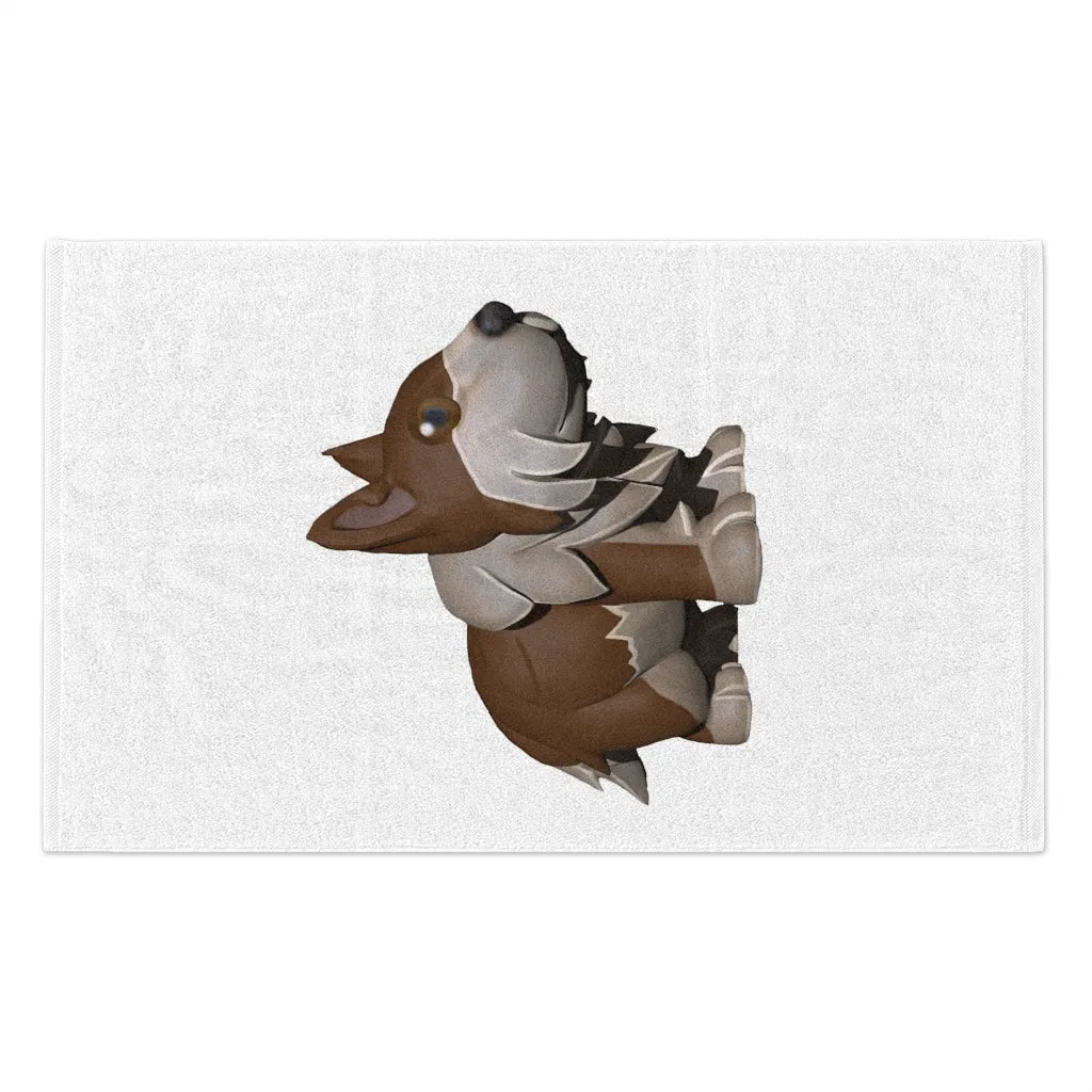 Brown Dog Rally Towel, 11x18