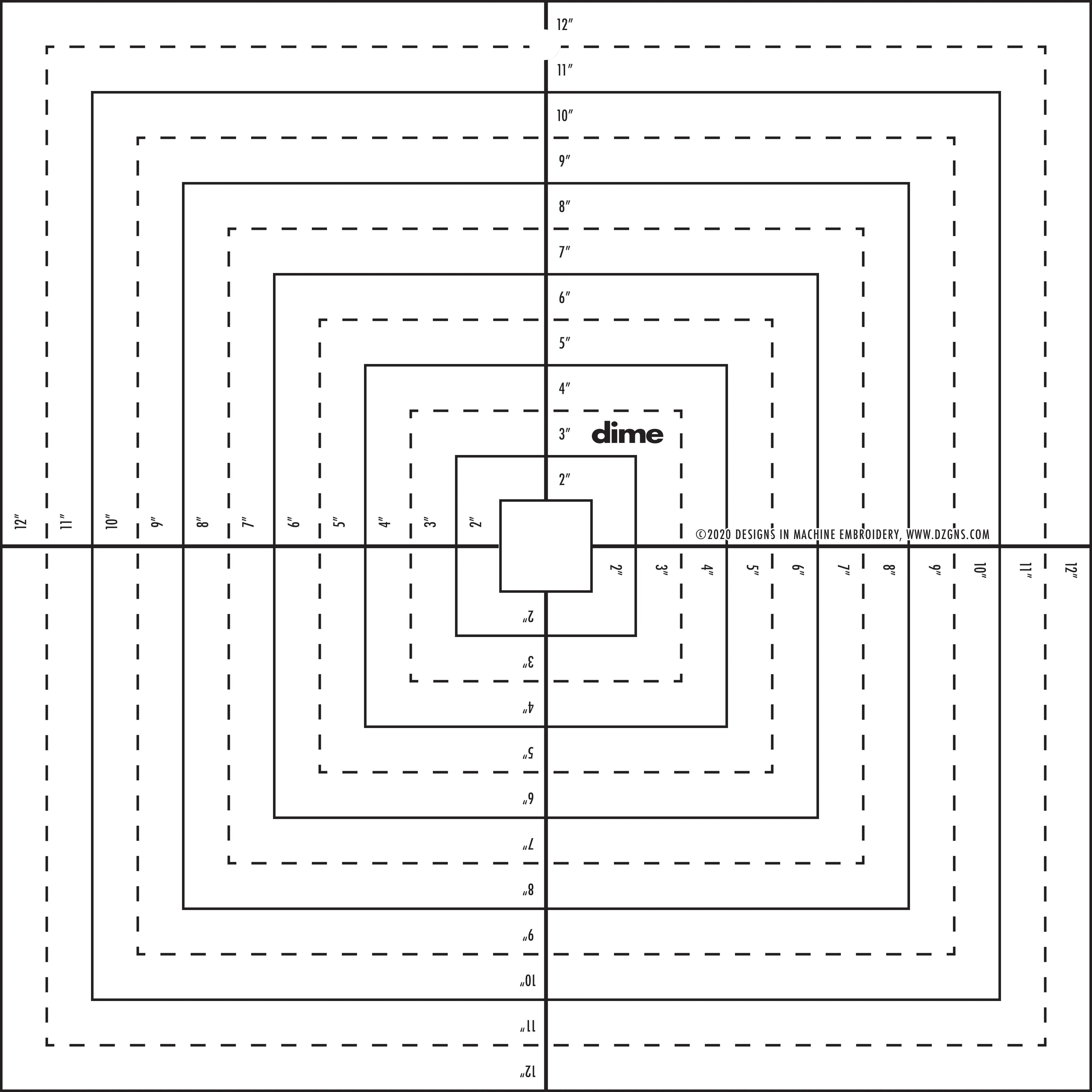 Center It™ - Quilting Placement Templates