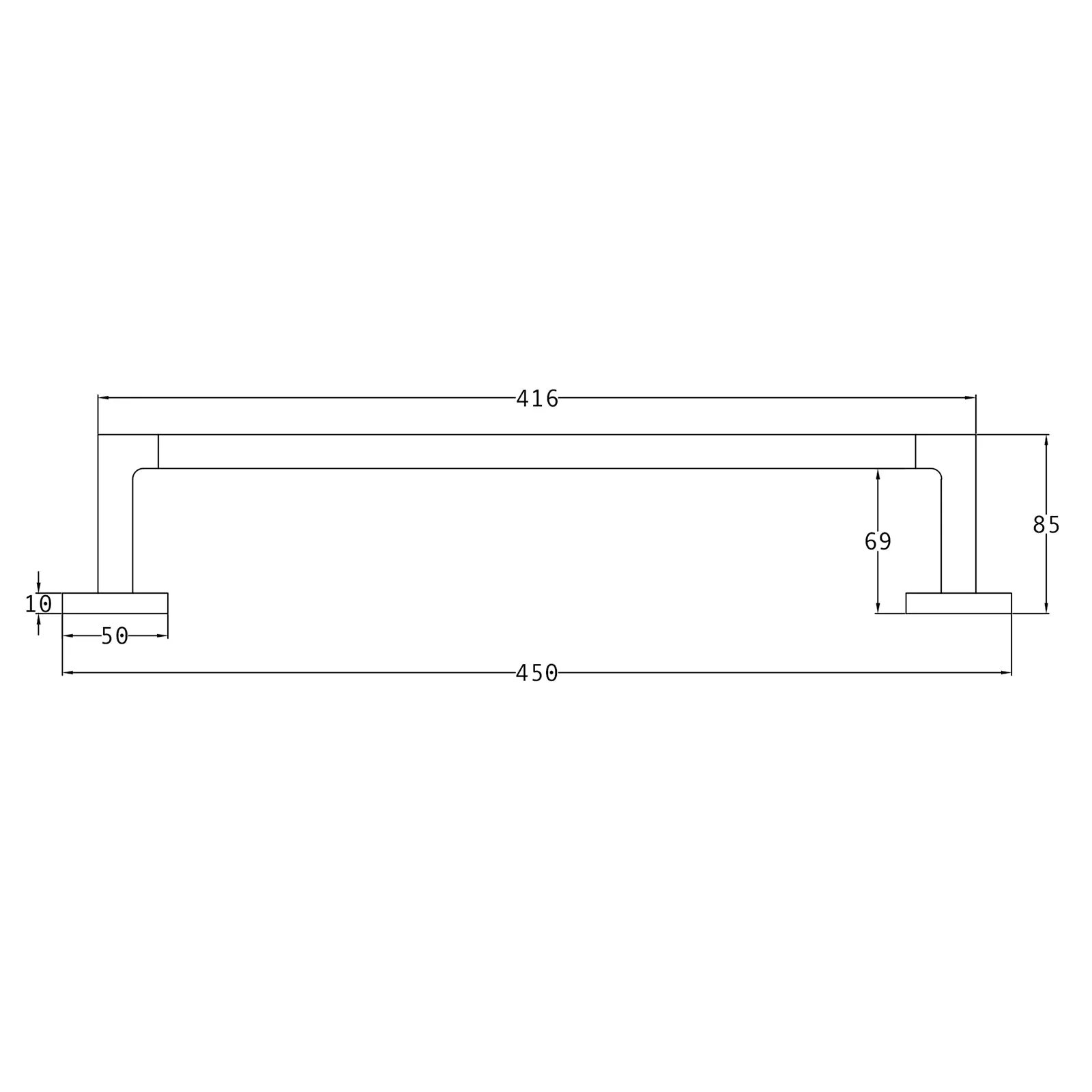 Chelsea Towel Bar Rail