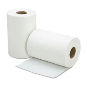 CONTINUOUS ROLL PAPER TOWEL, 8" X 350FT, WHITE, 12 ROLLS-BOX (5 BOXES PER PACK)