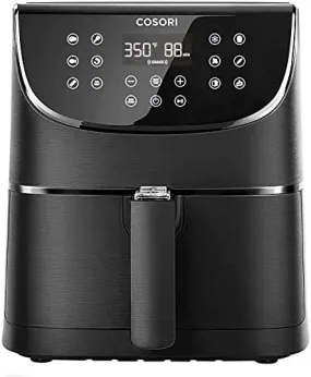 COSORI Air Fryer (100 Recipes Book) 1500W Electric Hot Oven Oilless Cooker, 11 Presets Preheat & Shake Reminder, LED Touch Screen, Nonstick Basket, 3.7 QT, Digital-Black