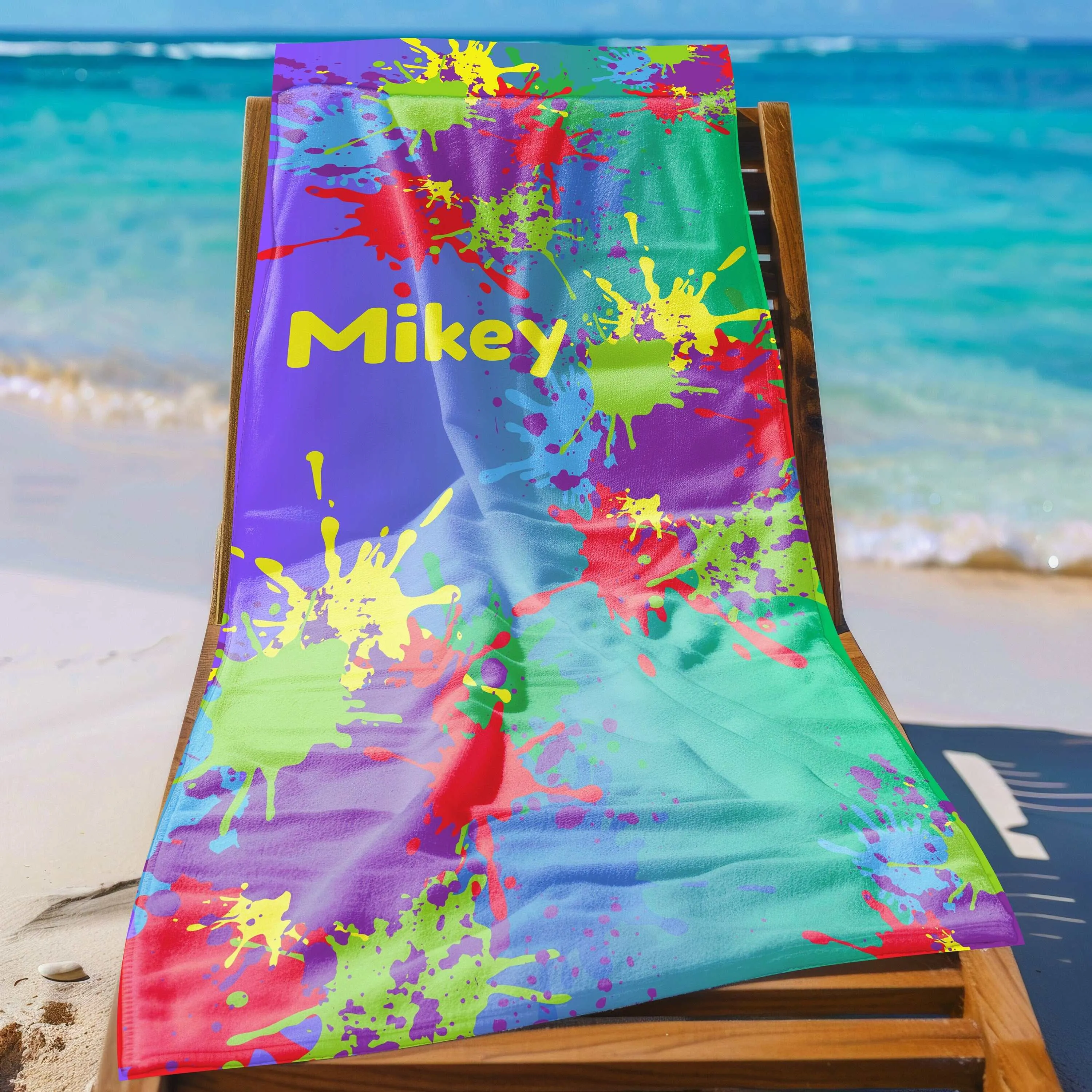 Custom Personalized Beach Towel - Free Shipping