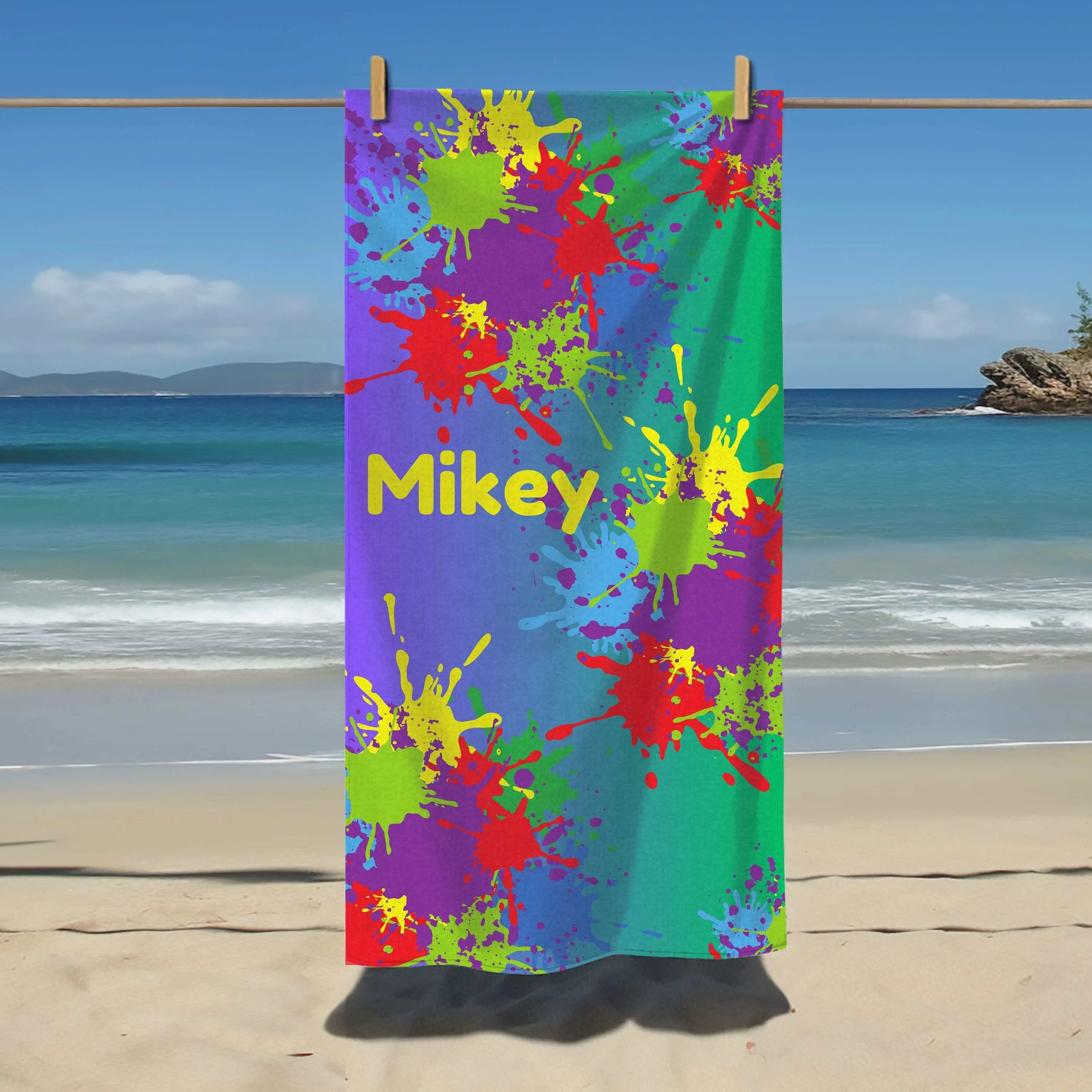 Custom Personalized Beach Towel - Free Shipping