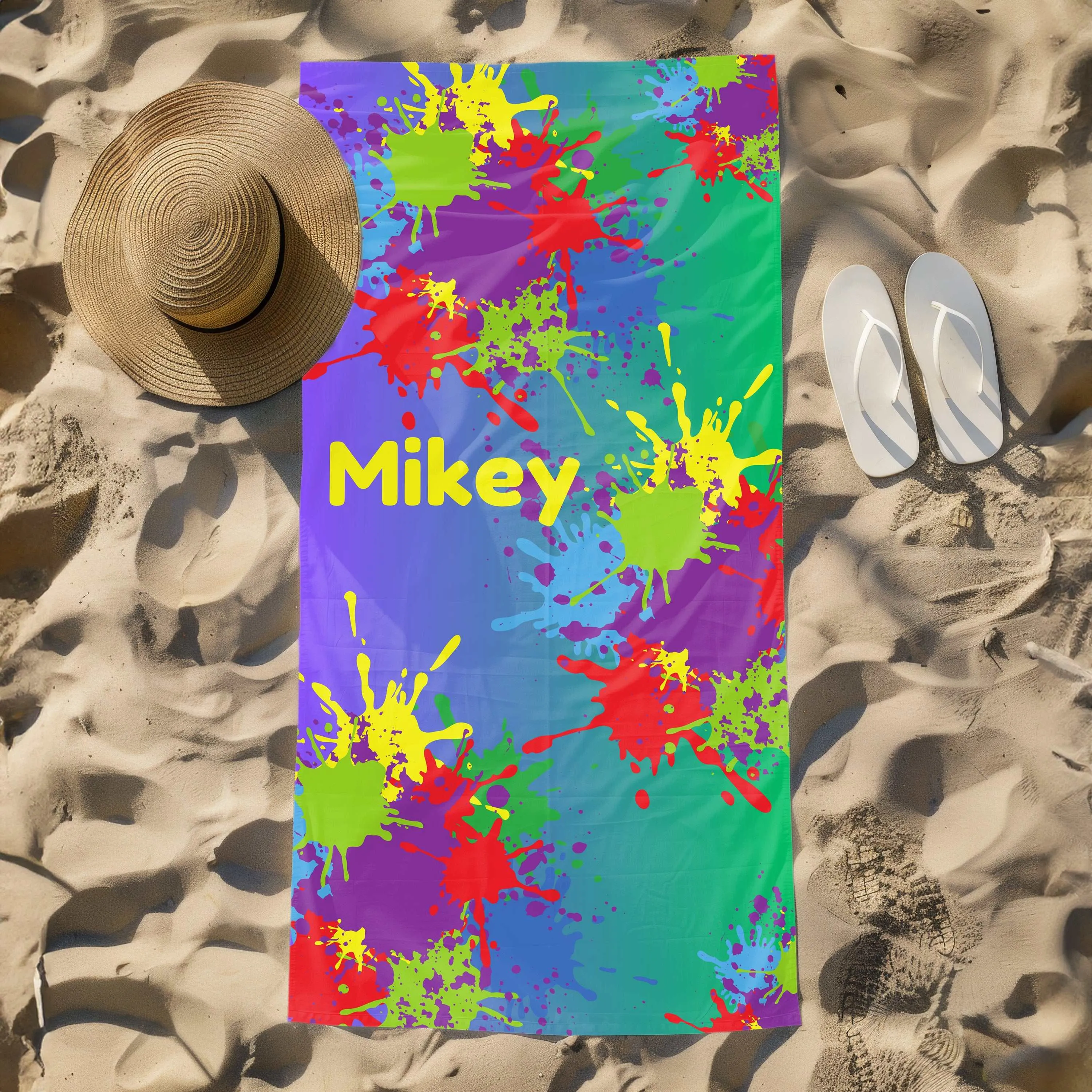 Custom Personalized Beach Towel - Free Shipping