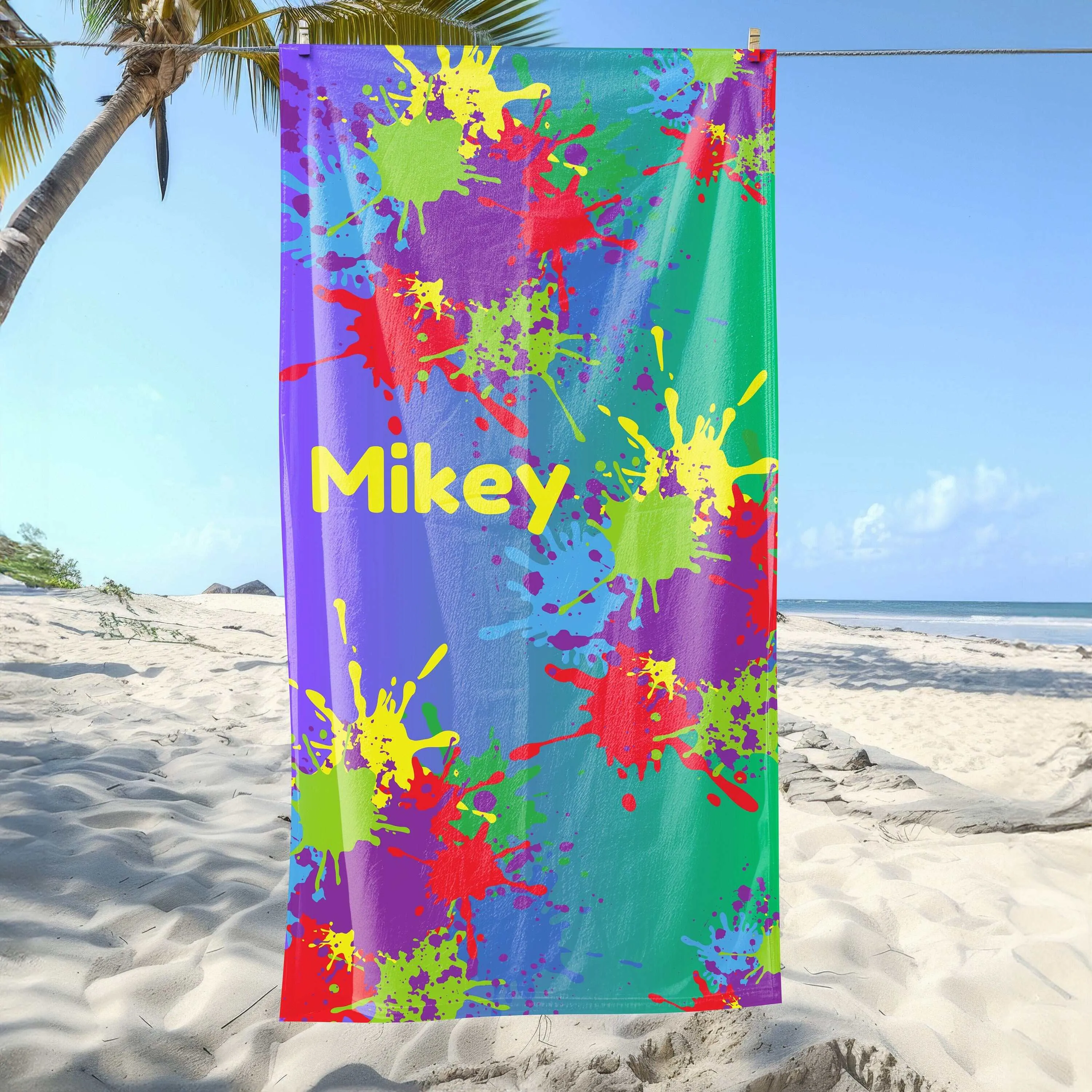 Custom Personalized Beach Towel - Free Shipping