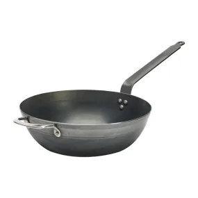 De Buyer Outdoor Blue Steel Deep Round Pan 320mm