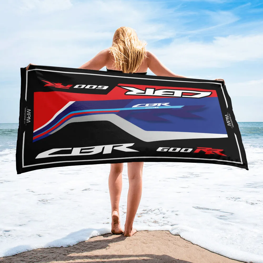 Designed Beach Towel Inspired by Honda CBR600RR  Motorcycle Model - MM9443