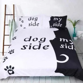 Dog Side, My Side Quilt Cover Set