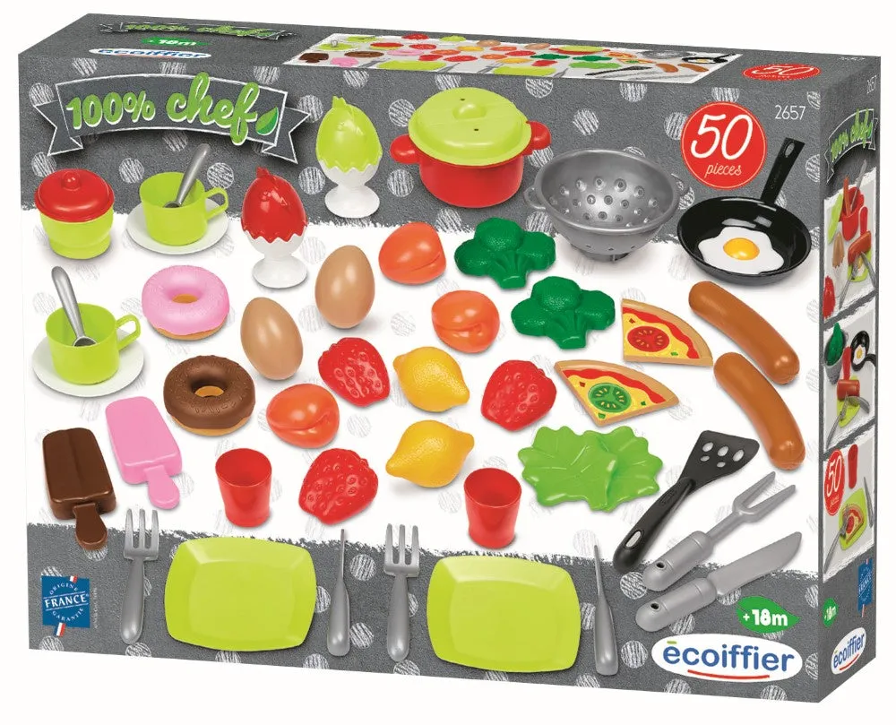 Ecoiffier 50 Pieces Cooking Set