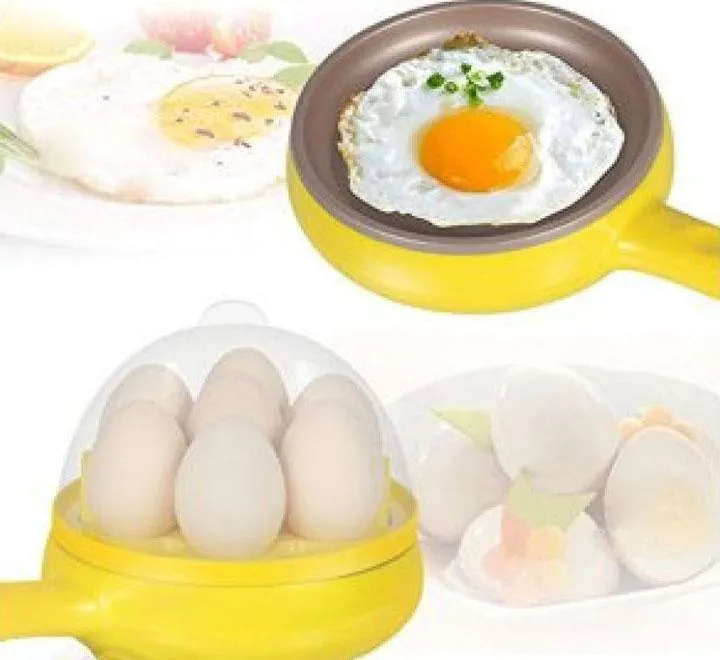 Egg Boiler Cooker Food Steamer Automatic Frying Pan