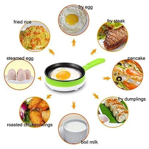 Egg Boiler Cooker Food Steamer Automatic Frying Pan