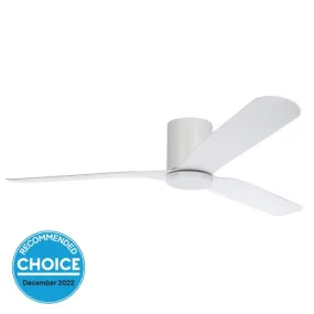 Eglo Iluka 60 Inch DC Fan 18W LED Tri-Col White Hugger