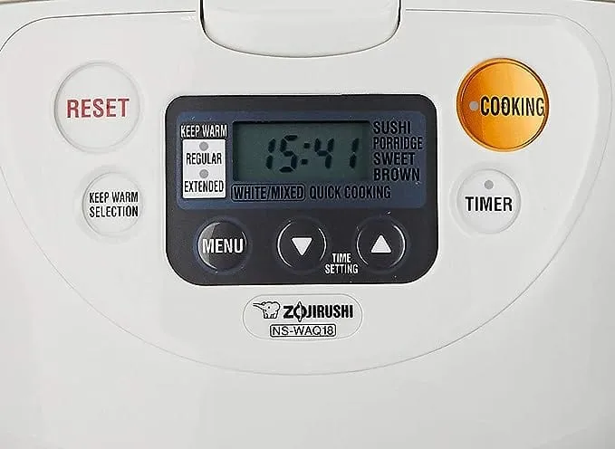 Electronic Rice Cooker And Warmer 1.8 Litre  Cool White