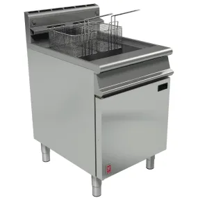 Falcon Dominator Single Tank Twin Basket Free Standing Natural Gas Fryer G3860