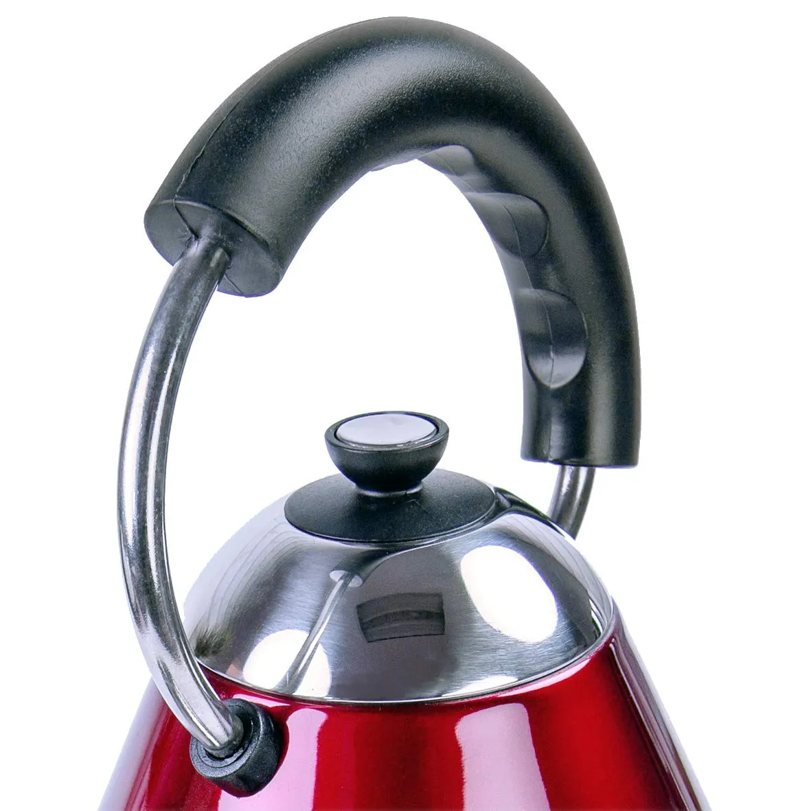 Fast Boil Pyramid Shape Cordless Kettle, 1.7 Litre, 2200 W, Red