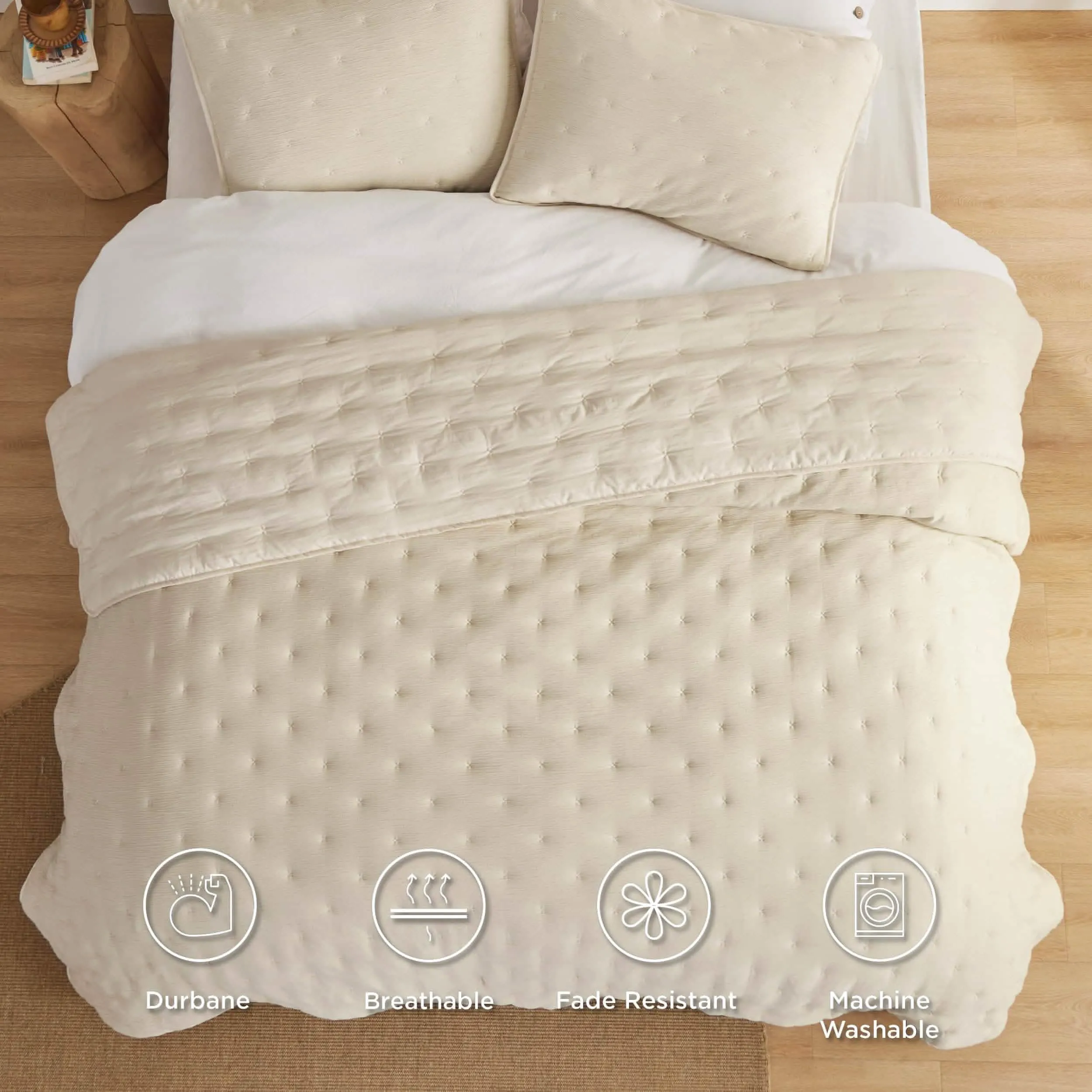 Faux Gauze Quilt Set Square