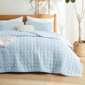 Faux Gauze Quilt Set Square