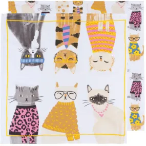 Feline Fine Floursack Dishtowel Set/2