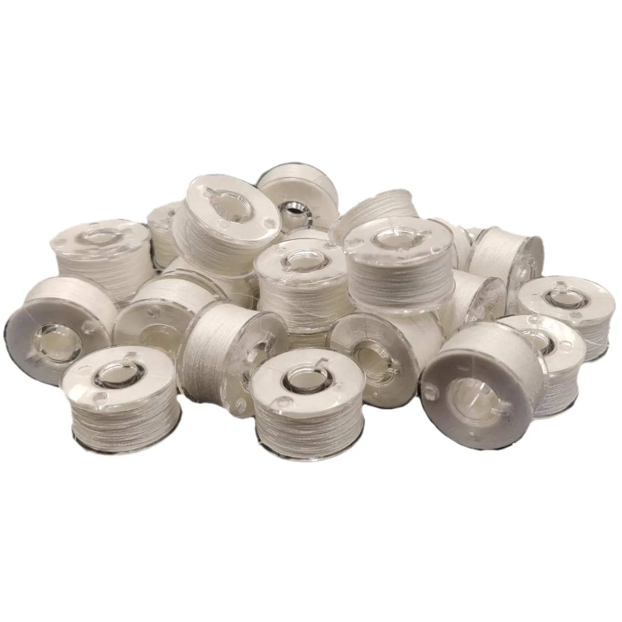 Fil-Tec Clear-Quilt Cotton Bobbins - Style A/Class 15 - White (80 Bobbins)