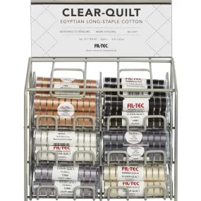 Fil-Tec Clear-Quilt Cotton Bobbins Style A/Class15 - Tubes of 8 Bobbins