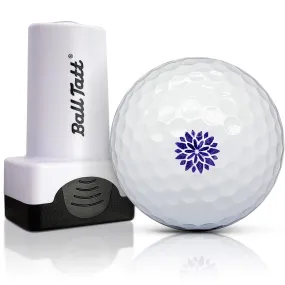 Flower Burst Golf Ball Stamp