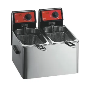 FriFri Eco 4 4 Electric Countertop Fryer Twin Tank Twin Baskets 2x2.3kW Three Phase - HS081-3PH