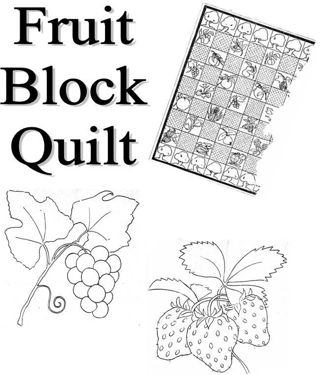 Fruit Block Quilt