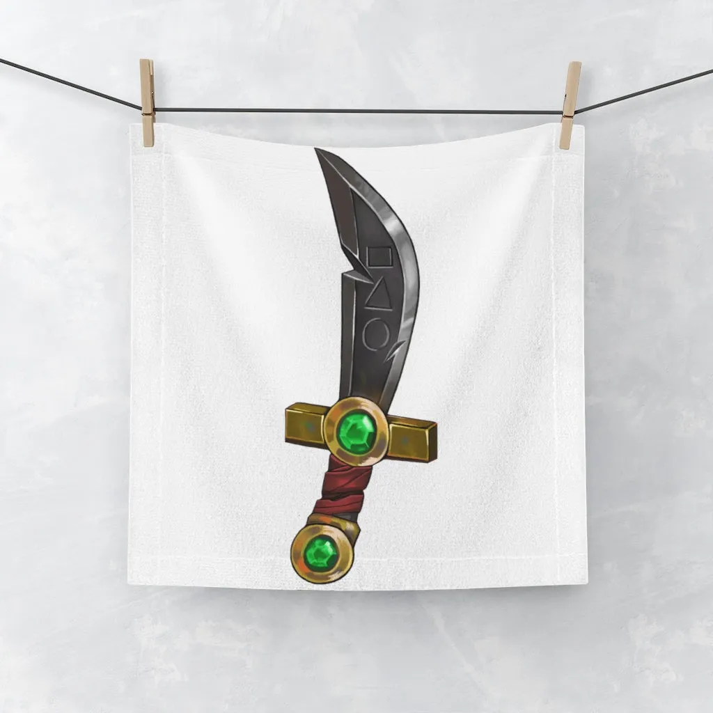 Golden Sword Face Towel