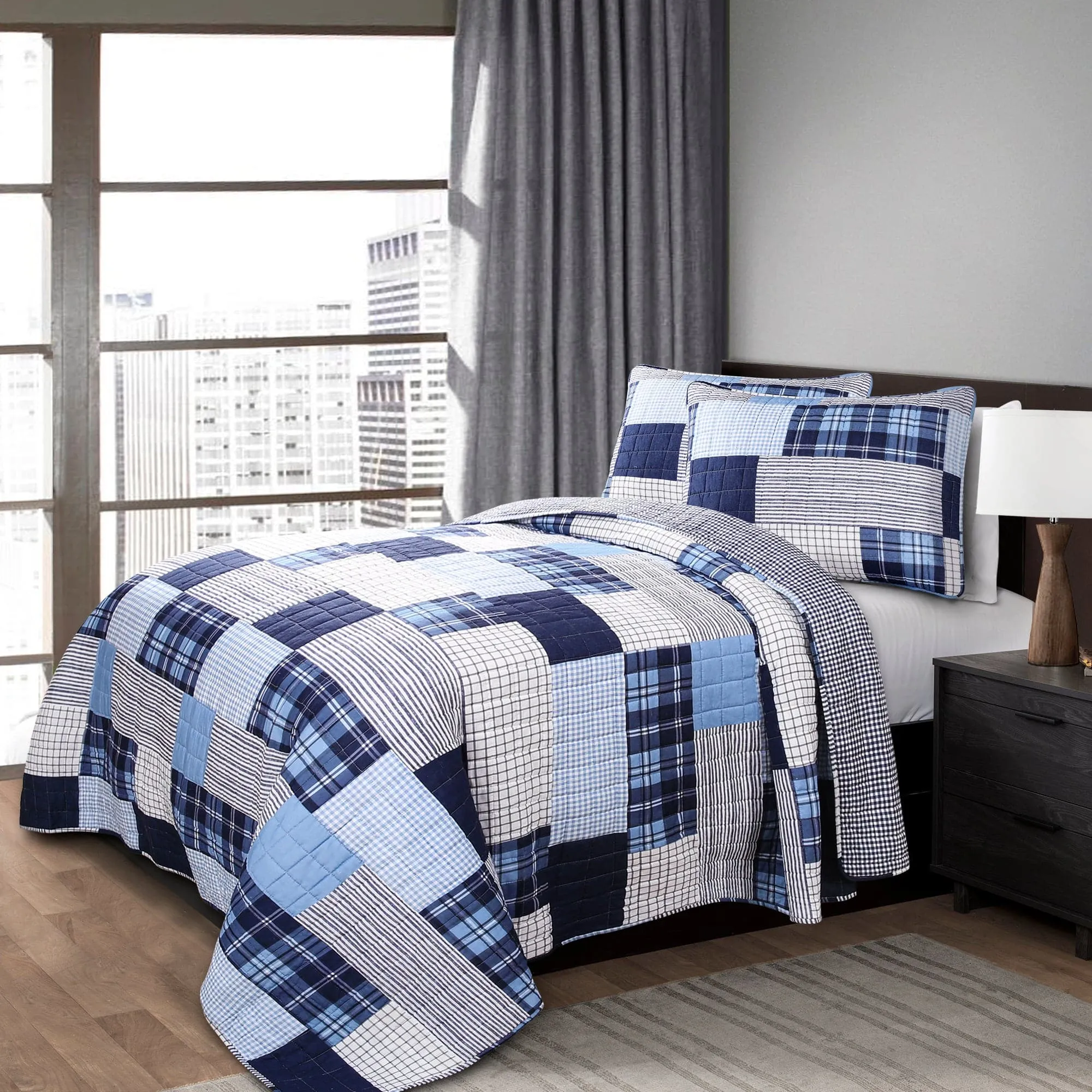 Greenville 3 Piece Quilt Set