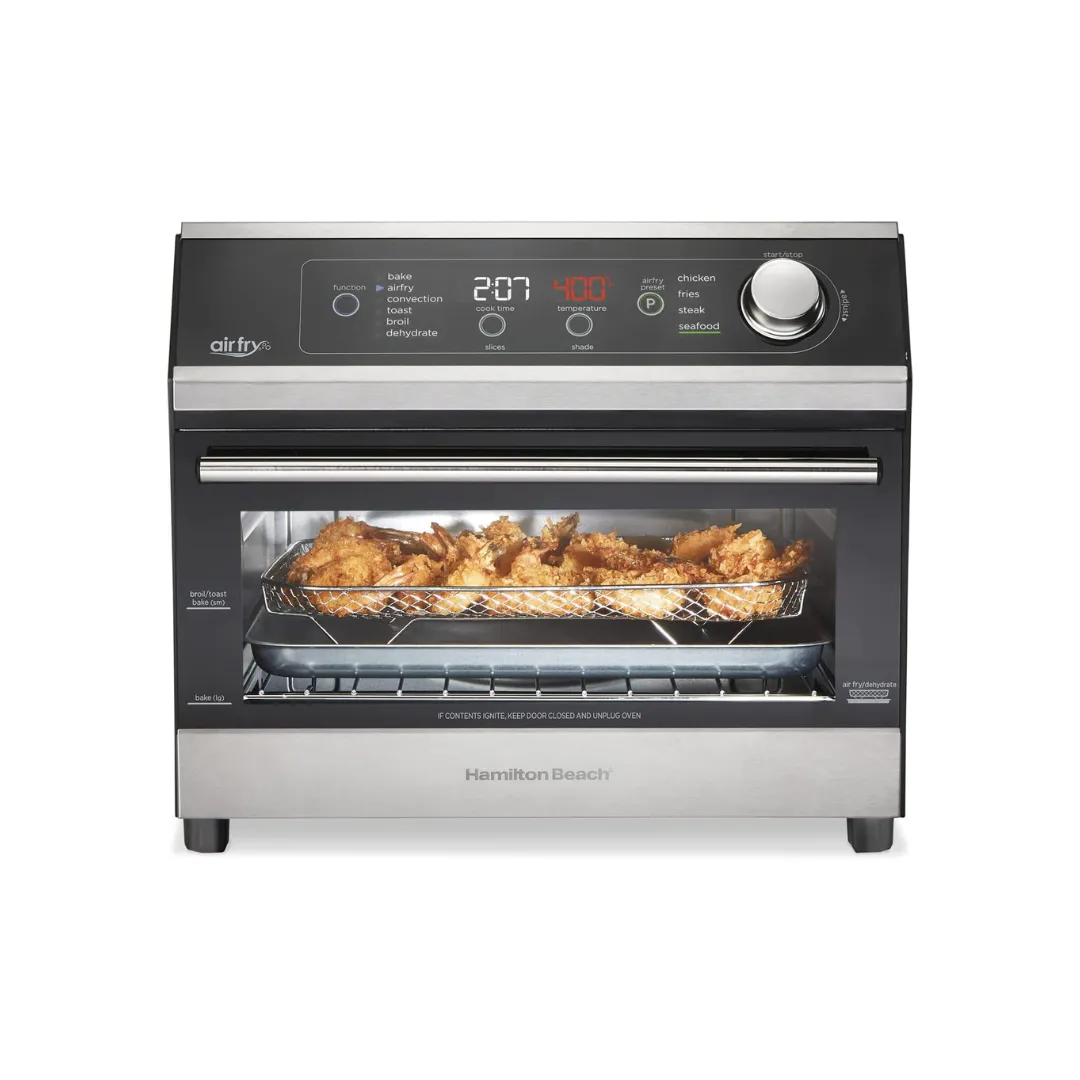 Hamilton Beach 1800 Wattts Air Fryer Countertop Toaster Oven