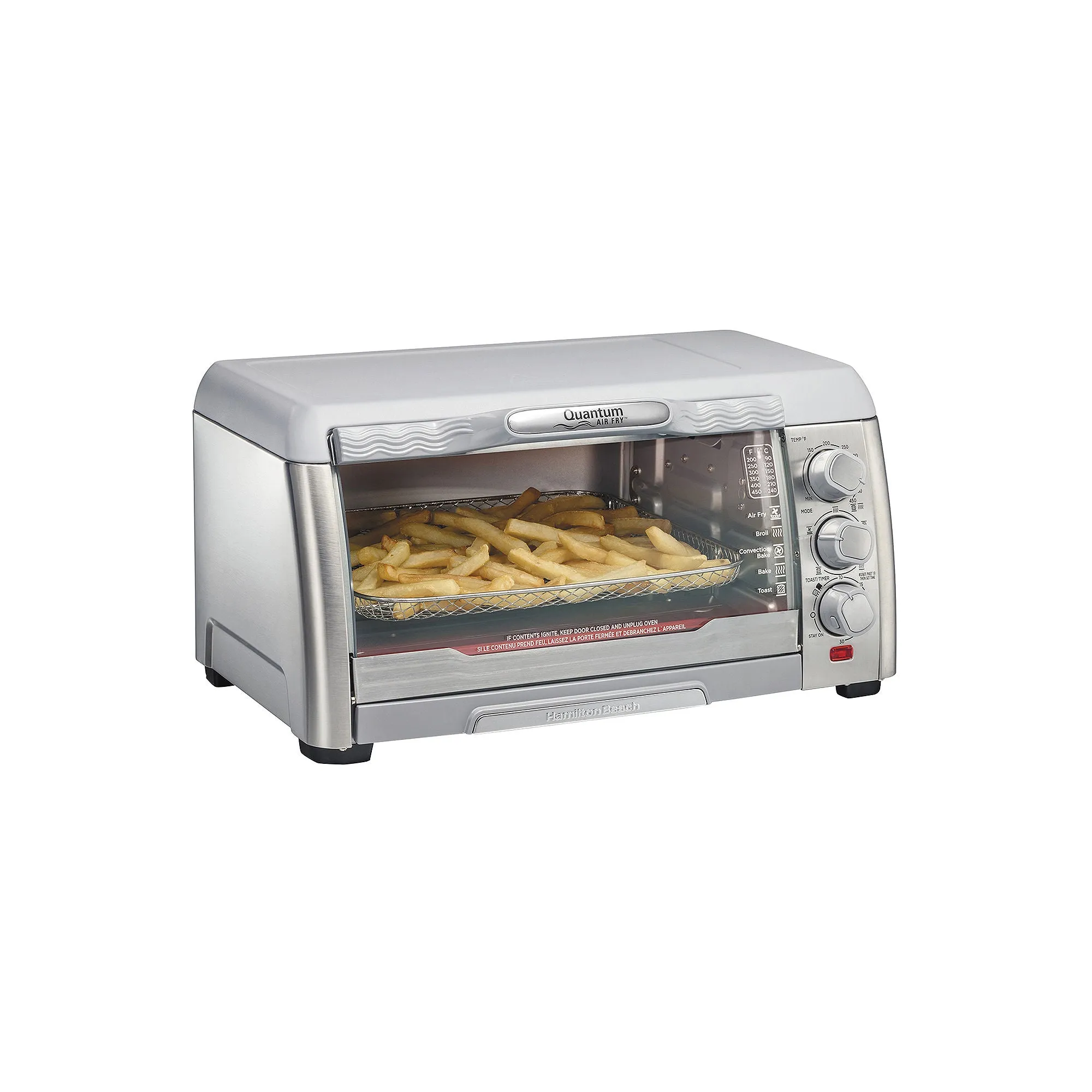 Hamilton Beach 31350 Quantum Air Fryer Toaster Oven, Stainless Steel